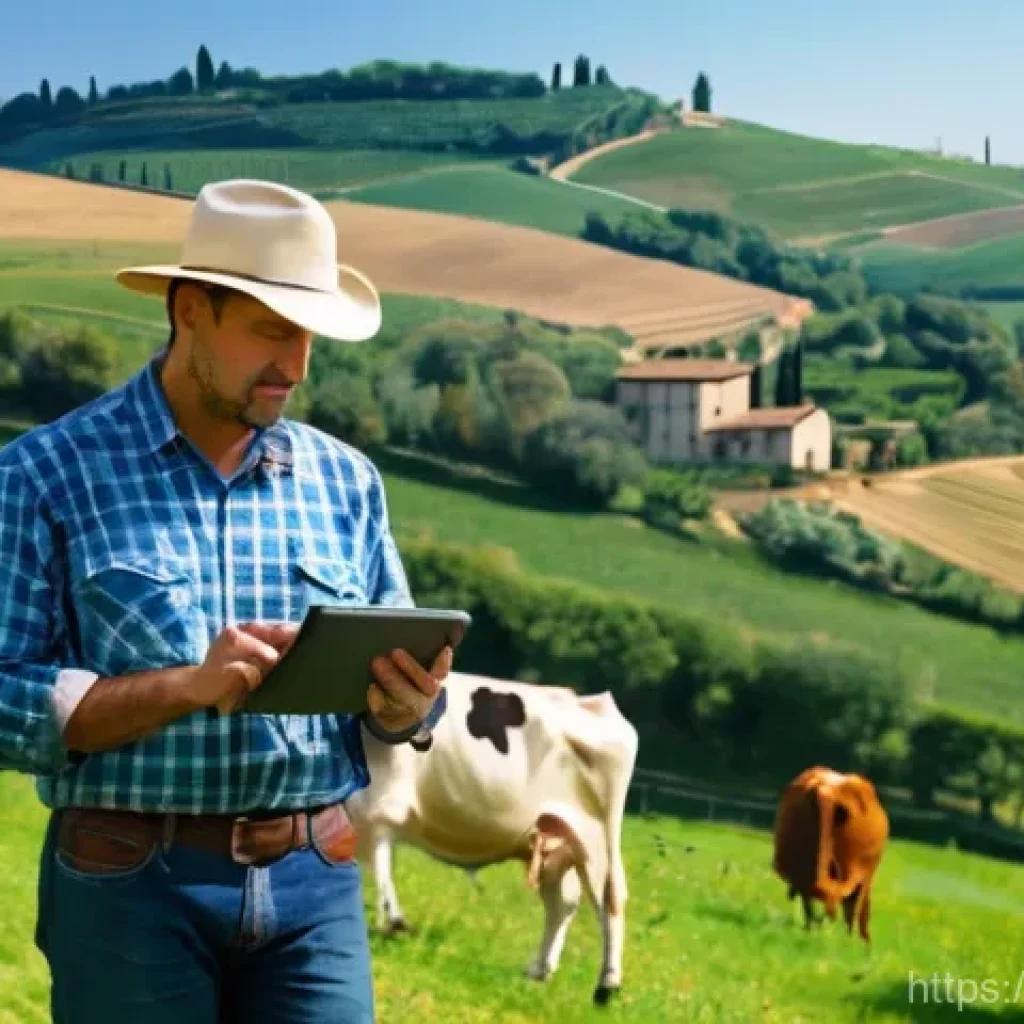 축산업 데이터 분석 방법 - **Prompt 1: "The Digital Shepherd in Tuscany"**
    A serene, sun-drenched pastoral scene in the rol...