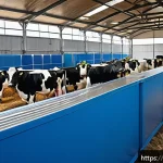 축산업 실무자 성공 스토리 - A modern sustainable livestock farm in Italy featuring advanced animal monitoring technology: smart ...